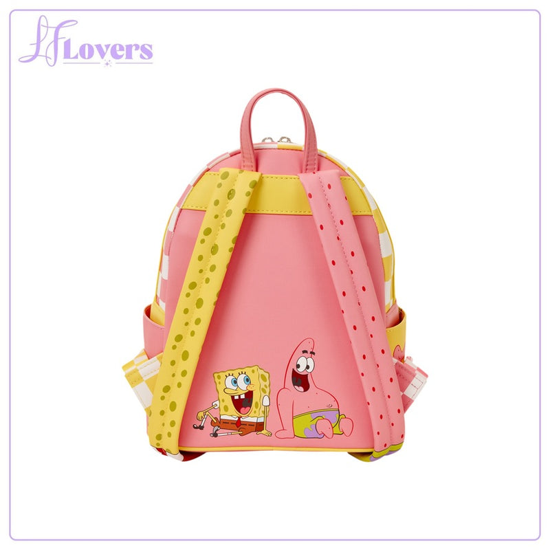 Load image into Gallery viewer, Loungefly Nickelodeon SpongeBob SquarePants &amp; Patrick Star Checkered Mini Backpack - PRE ORDER - LF Lovers
