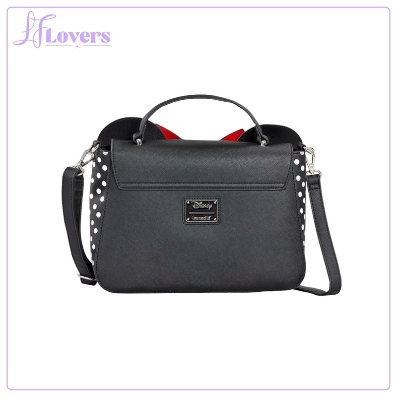 Load image into Gallery viewer, Loungefly Disney Minnie Mouse Crossbody Bag with Ears and Bow - EMEA Exclusive
