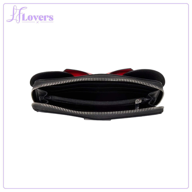 Load image into Gallery viewer, Loungefly Disney Minnie Mouse Zip-Around Wallet with Ears and Bow - EMEA Exclusive
