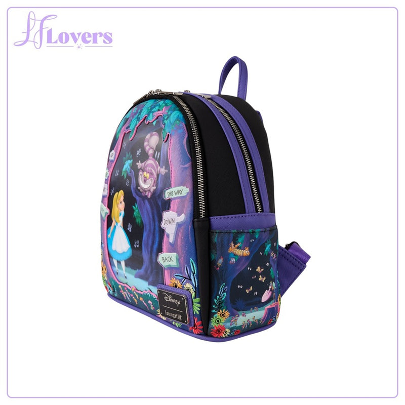 Load image into Gallery viewer, Loungefly Disney Alice In Wonderland Mini Backpack - PRE ORDER - LF Lovers
