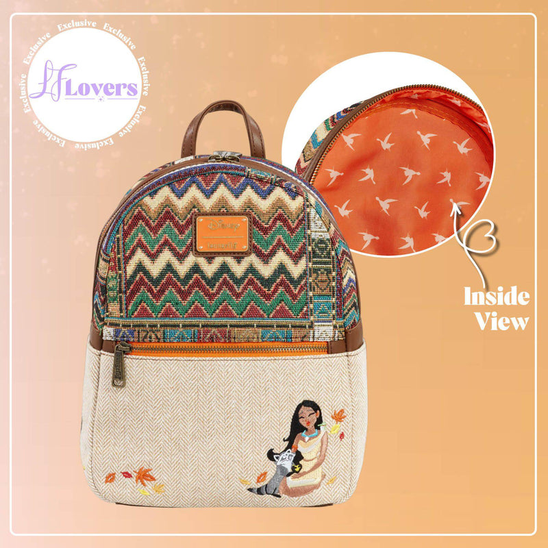 Load image into Gallery viewer, Loungefly Disney Pocahontas Woven Mini Backpack - EMEA Exclusive
