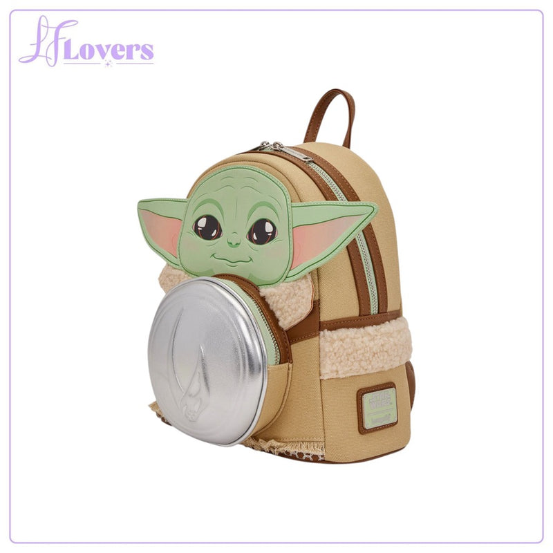 Load image into Gallery viewer, Loungefly Star Wars The Mandalorian Grogu &amp; Anzellan Mini Backpack - PRE ORDER - LF Lovers
