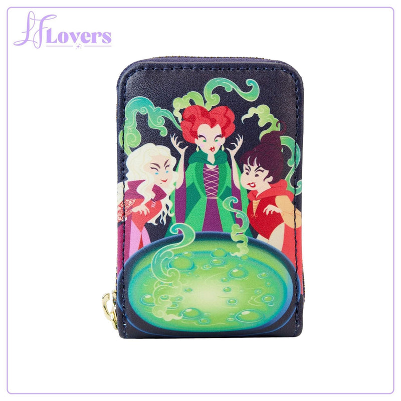 Load image into Gallery viewer, Loungefly Disney Hocus Pocus Sanderson Sisters Cauldron Accordion Wallet
