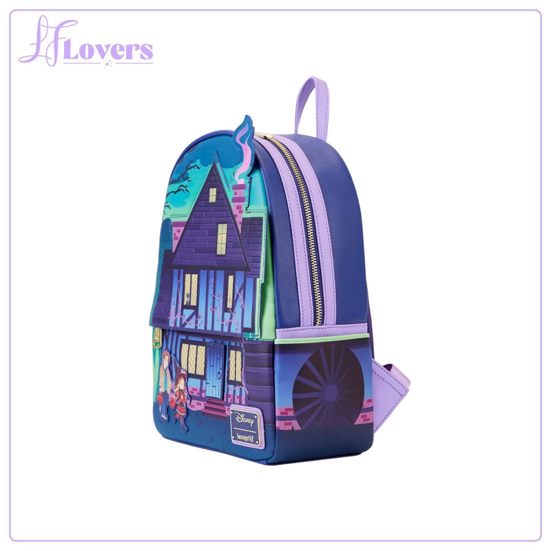 Load image into Gallery viewer, Loungefly Disney Hocus Pocus Sanderson Sisters House Mini Backpack

