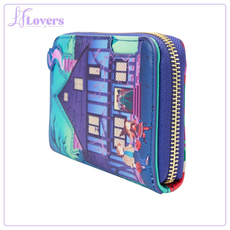 Load image into Gallery viewer, Loungefly Disney Hocus Pocus Sanderson Sisters House Zip Around Wallet
