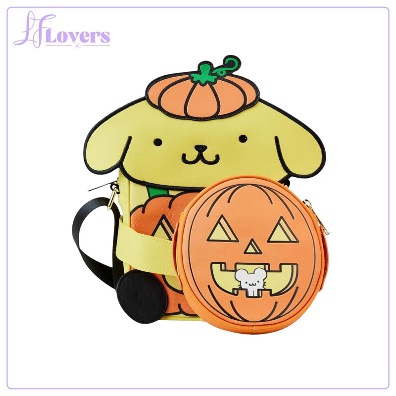 Load image into Gallery viewer, Loungefly Sanrio Pompompurin Halloween Crossbuddies Crossbody
