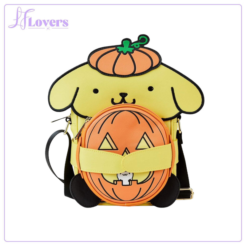 Load image into Gallery viewer, Loungefly Sanrio Pompompurin Halloween Crossbuddies Crossbody
