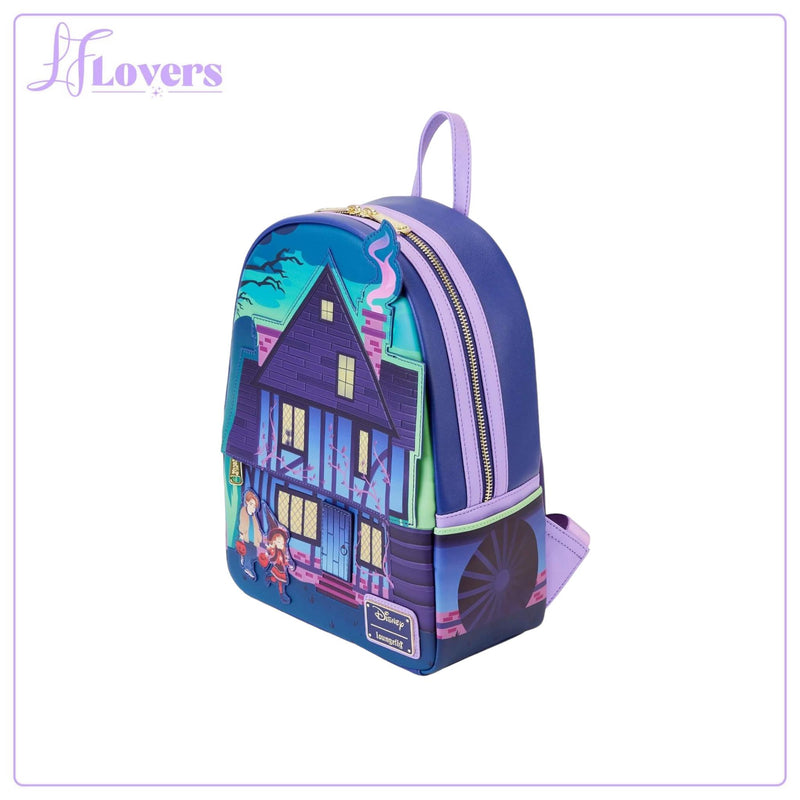 Load image into Gallery viewer, Loungefly Disney Hocus Pocus Sanderson Sisters House Mini Backpack
