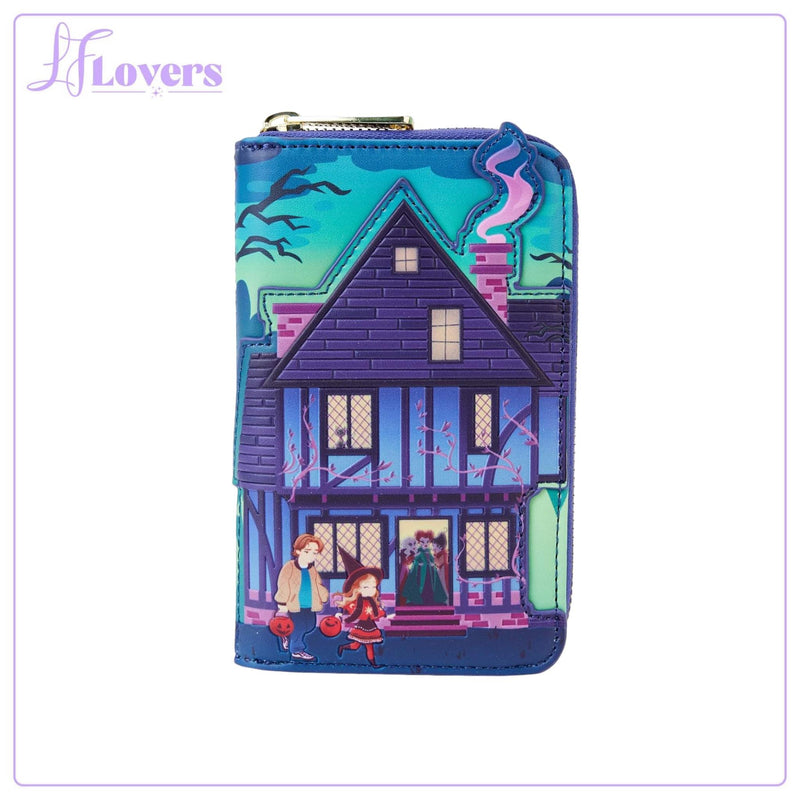 Load image into Gallery viewer, Loungefly Disney Hocus Pocus Sanderson Sisters House Zip Around Wallet
