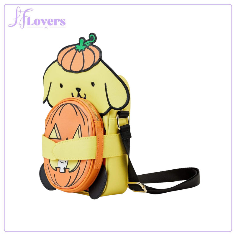 Load image into Gallery viewer, Loungefly Sanrio Pompompurin Halloween Crossbuddies Crossbody
