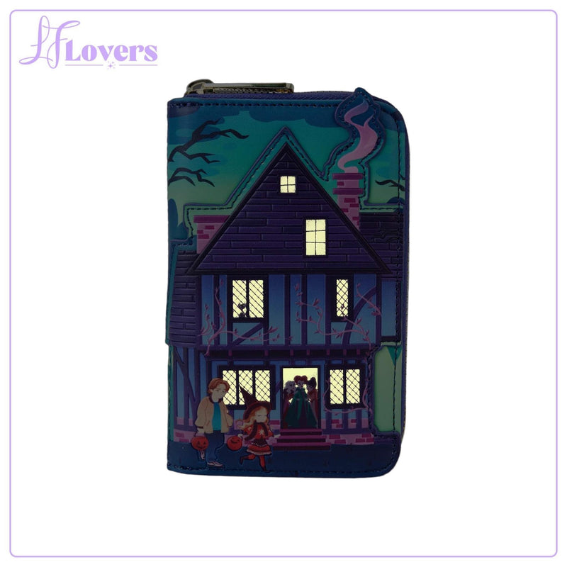 Load image into Gallery viewer, Loungefly Disney Hocus Pocus Sanderson Sisters House Zip Around Wallet
