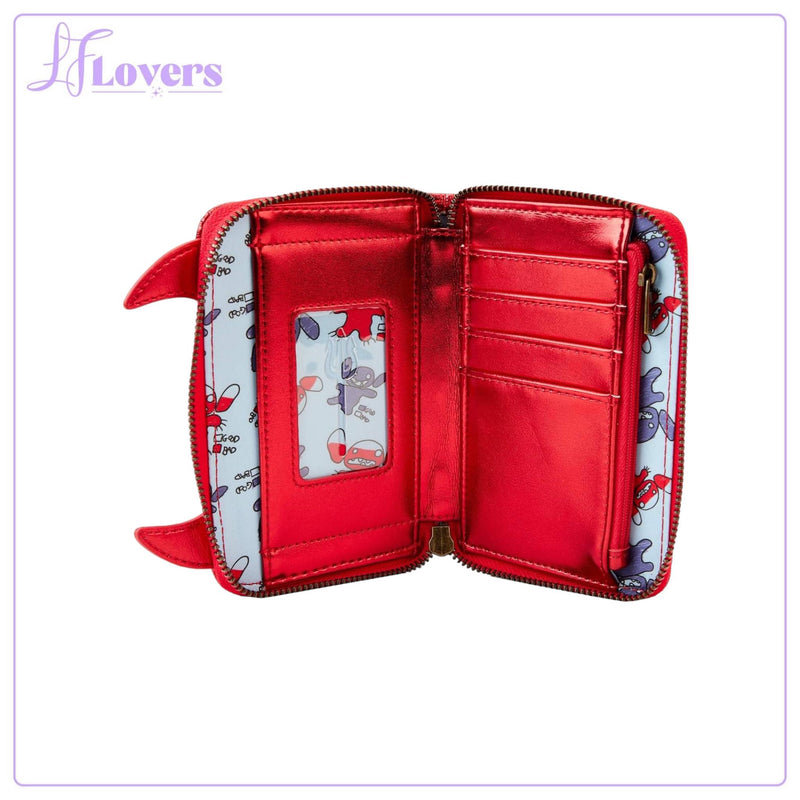 Load image into Gallery viewer, Loungefly Disney Stitch Devil Cosplay Zip Around Wallet
