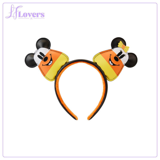 Loungefly Disney Mickey and Minnie Candy Corn Ears Headband