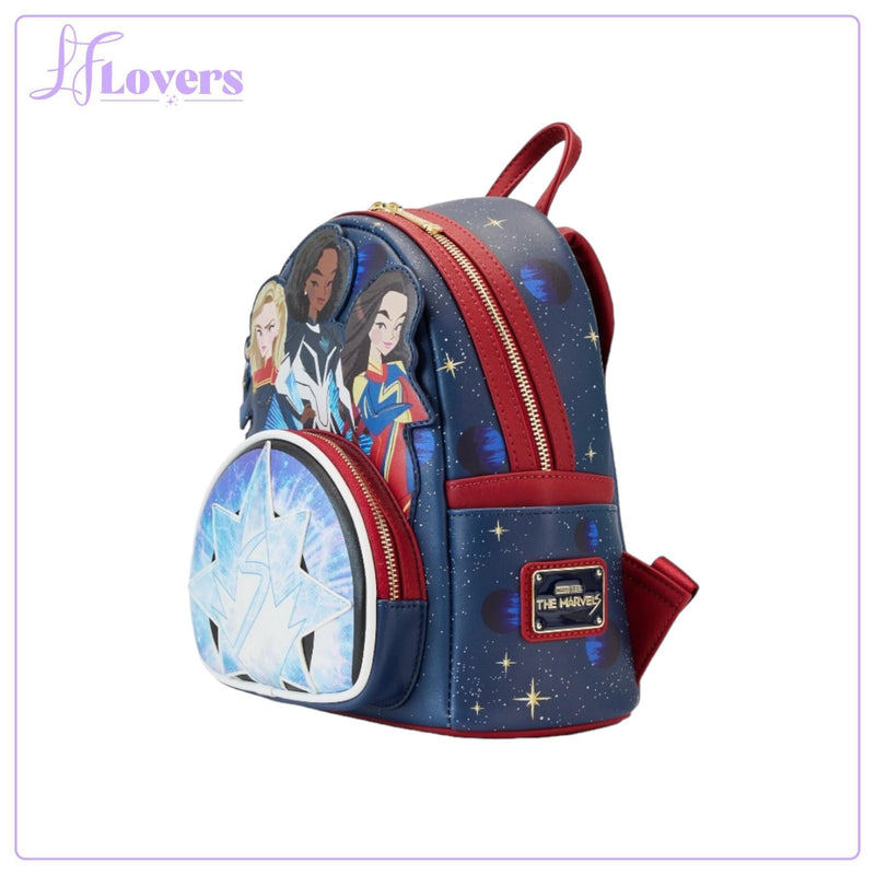 Load image into Gallery viewer, Loungefly Marvel The Marvels Group Mini Backpackp - LF Lovers
