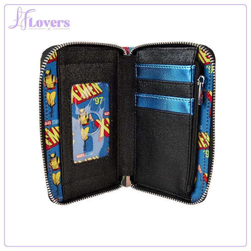Load image into Gallery viewer, Loungefly Marvel Shine Wolverine Cosplay Zip Around Wallet
