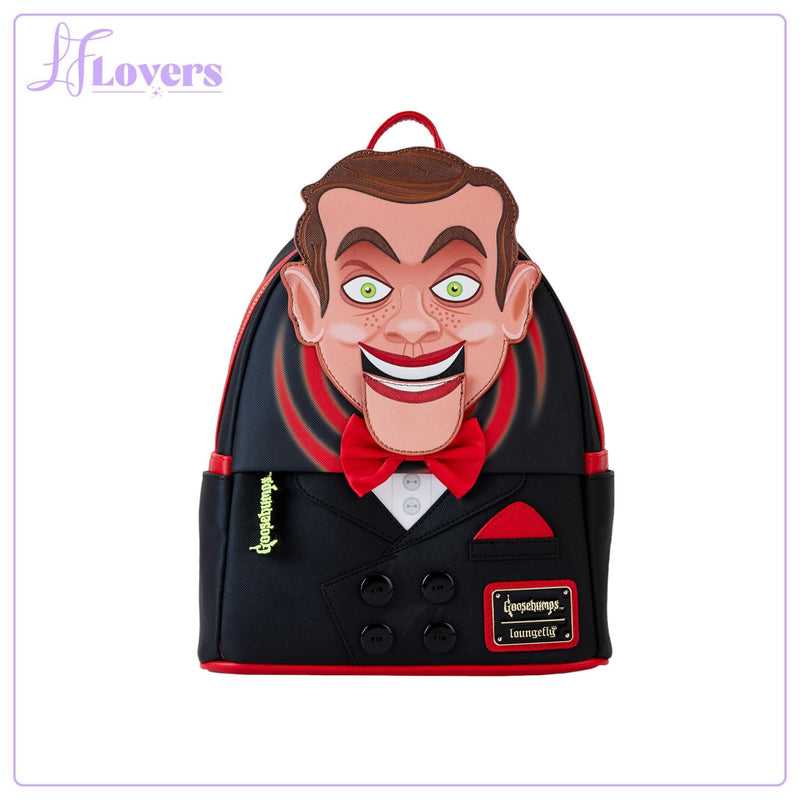 Load image into Gallery viewer, Loungefly Sony Goosebumps Slappy Cosplay Mini Backpack
