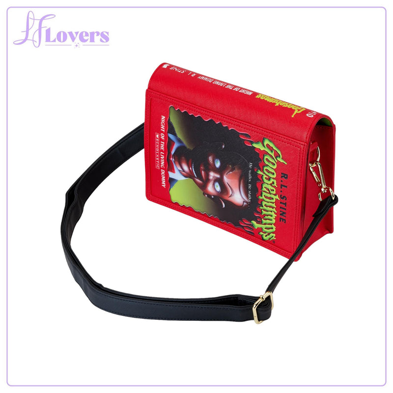 Load image into Gallery viewer, Loungefly Sony Goosebumps Slappy Book Cover Crossbody
