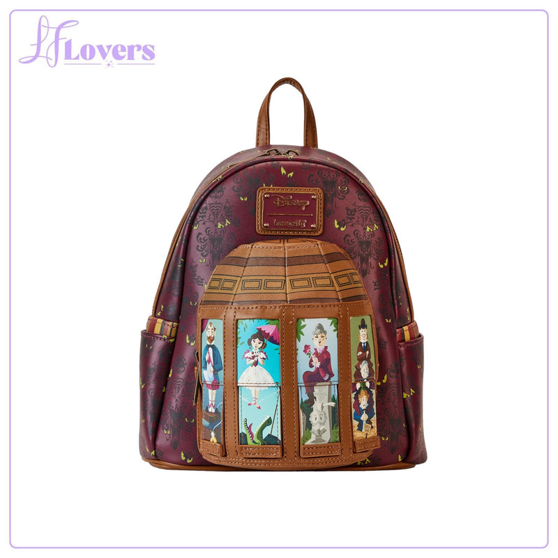 Load image into Gallery viewer, Loungefly Disney Haunted Mansion Moving Parts Portraits Mini Backpack - LF Lovers
