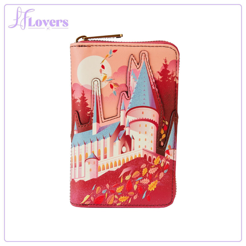Load image into Gallery viewer, Loungefly Warner Bros Harry Potter Hogwarts Fall Zip Around Wallet
