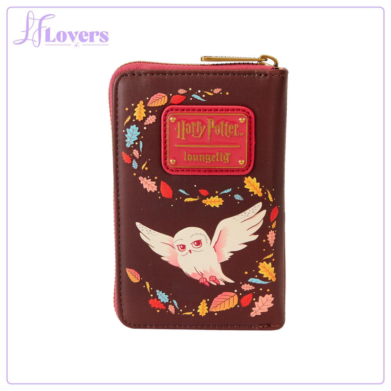 Load image into Gallery viewer, Loungefly Warner Bros Harry Potter Hogwarts Fall Zip Around Wallet
