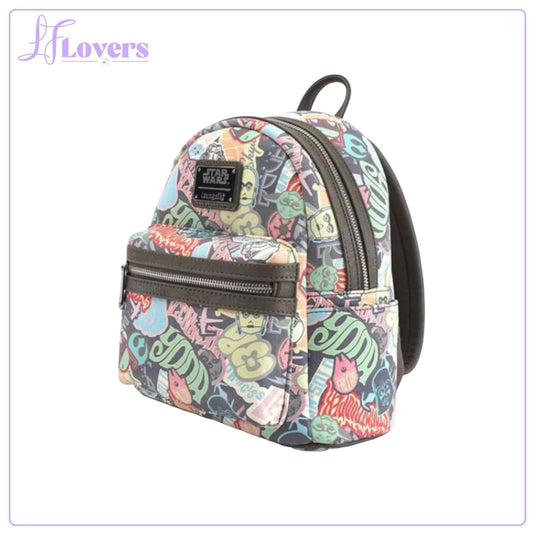 Loungefly Star Wars Pastel Sticker Mini Backpack