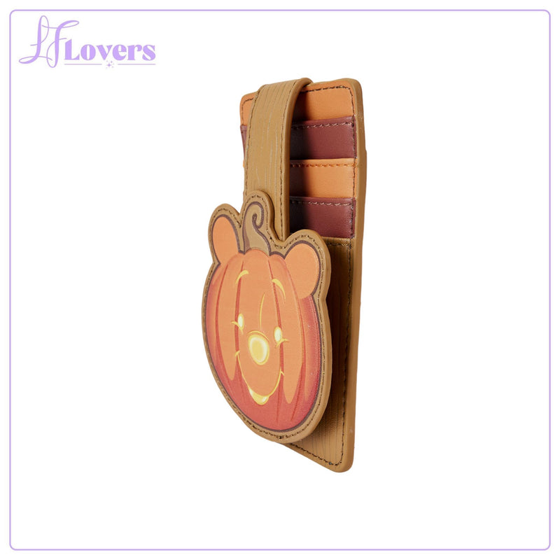 Load image into Gallery viewer, Loungefly Disney Winnie the Pooh Pumpkin Cardholder
