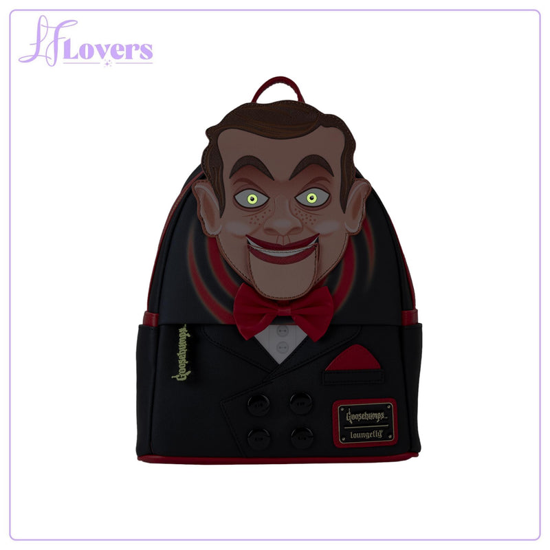 Load image into Gallery viewer, Loungefly Sony Goosebumps Slappy Cosplay Mini Backpack
