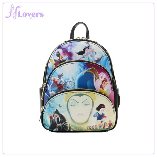 Loungefly Disney Good vs Evil Scene Mini Backpack