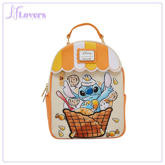 LFLovers Exclusive - Loungefly Disney Lilo & Stitch Candy Corn Sundae Stitch Mini Backpack