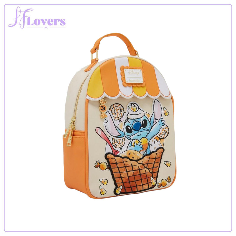 Load image into Gallery viewer, LFLovers Exclusive - Loungefly Disney Lilo &amp; Stitch Candy Corn Sundae Stitch Mini Backpack
