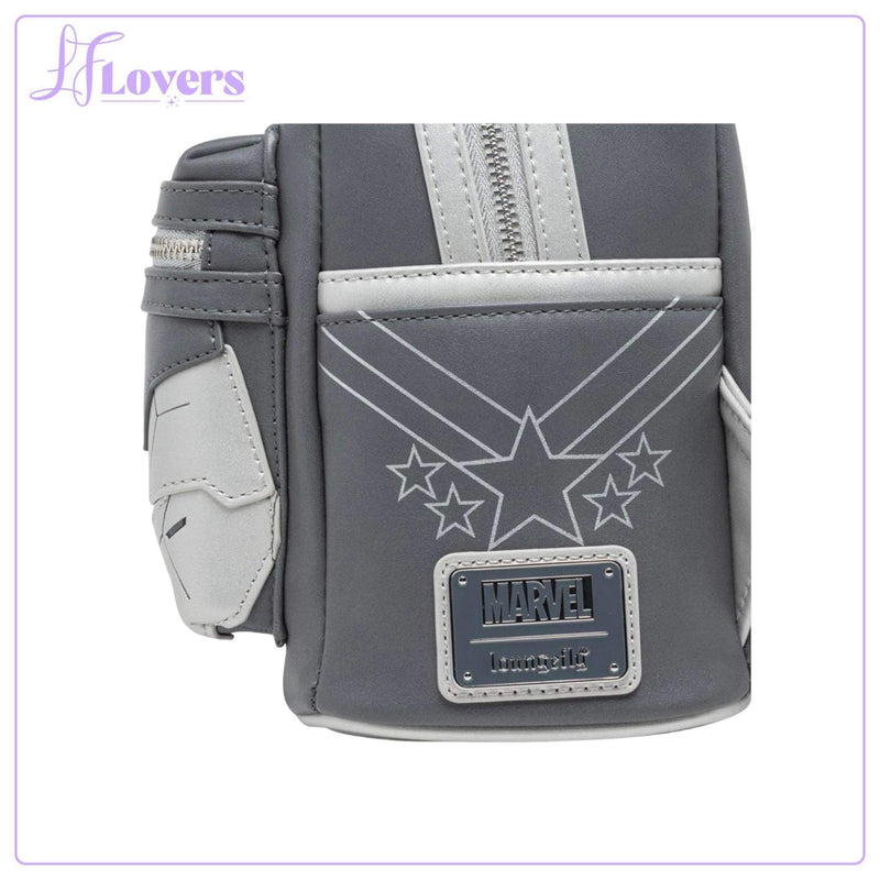 Load image into Gallery viewer, Loungefly Marvel Light Up War Machine Cosplay Mini Backpack
