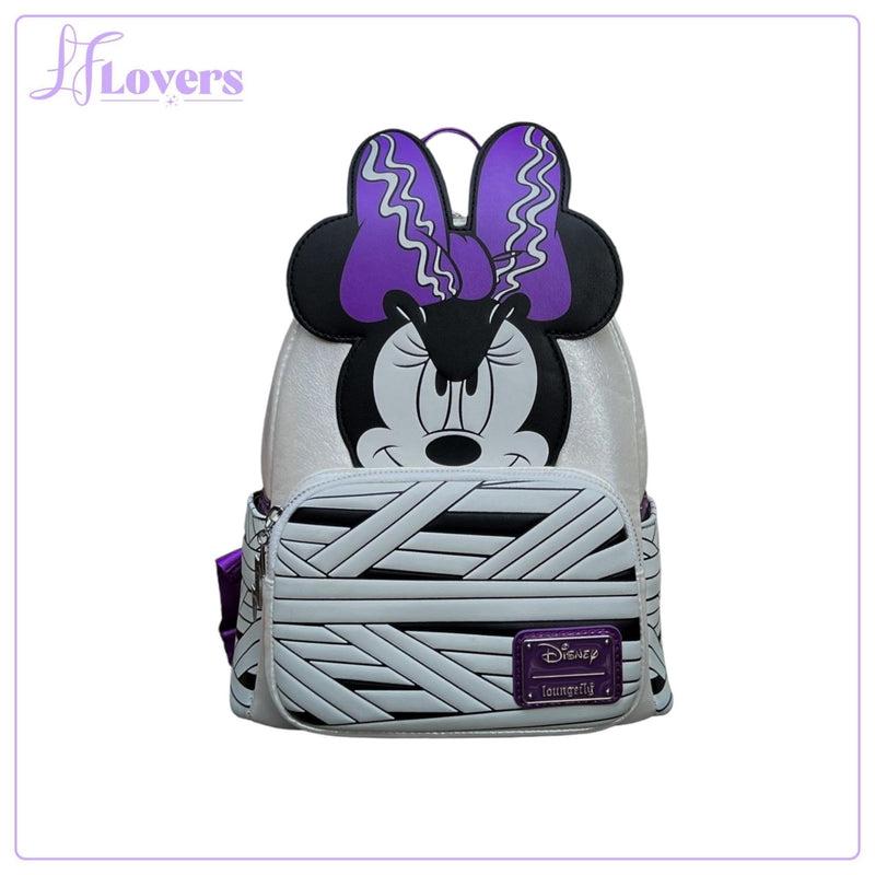 Load image into Gallery viewer, Loungefly Disney Bride of Frankenstein Minnie Mini Backpack - LF Lovers
