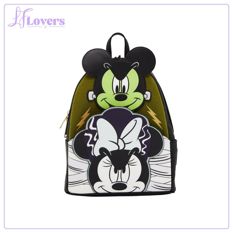 Load image into Gallery viewer, Loungefly Disney Mickey and Minnie Mouse Frankenstein Mini Backpack - LF Lovers
