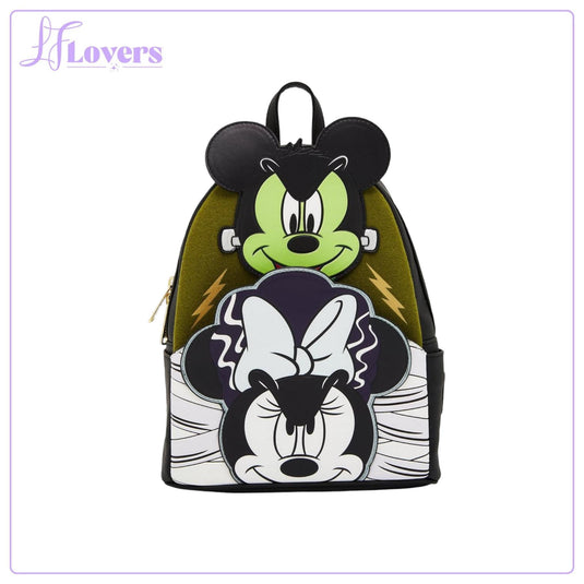 Loungefly Disney Mickey and Minnie Mouse Frankenstein Mini Backpack - LF Lovers