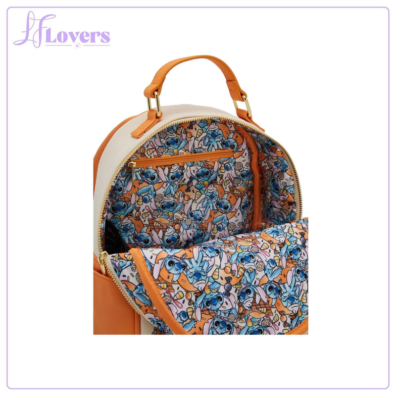 Load image into Gallery viewer, LFLovers Exclusive - Loungefly Disney Lilo &amp; Stitch Candy Corn Sundae Stitch Mini Backpack
