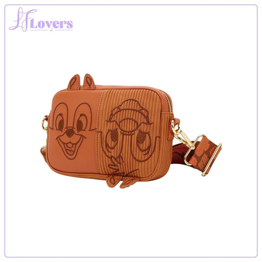 Loungefly Disney Chip 'n' Dale Corduroy Sling Crossbody Bag With Coin Bag - PRE ORDER - LF Lovers