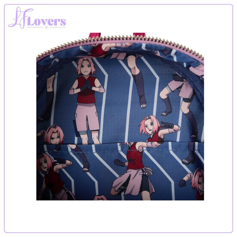 Load image into Gallery viewer, Loungefly Naruto Sakura Cosplay Outfit Mini Backpack
