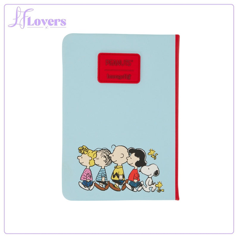 Load image into Gallery viewer, Loungefly Peanuts Snoopy And Friends Holiday Refillable Stationary Journal - PRE ORDER
