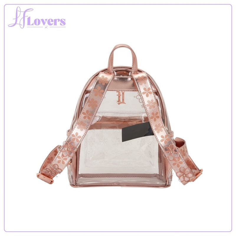 Load image into Gallery viewer, Loungefly Clear Floral Mini Backpack - PRE ORDER
