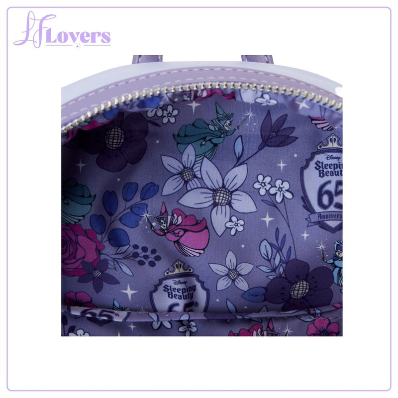 Load image into Gallery viewer, Loungefly Disney Sleeping Beauty 65th Anniversary Scene Mini Backpack - PRE ORDER - LF Lovers
