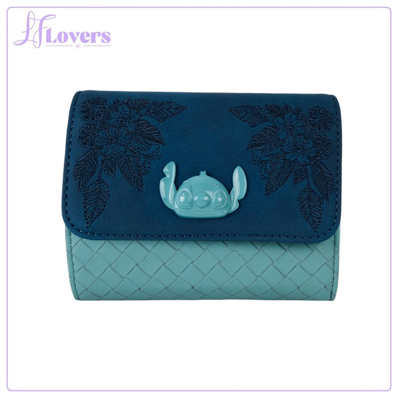 Load image into Gallery viewer, Loungefly Disney Stitch Embroidered Wallet - PRE ORDER
