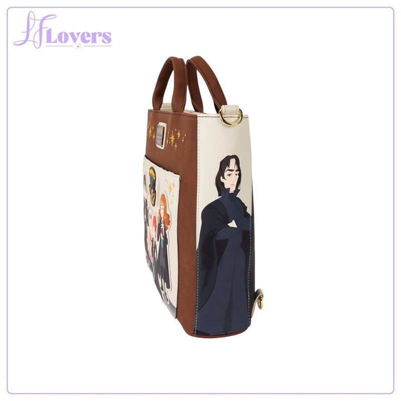 Load image into Gallery viewer, Loungefly Harry Potter Spring Convertible Tote Bag
