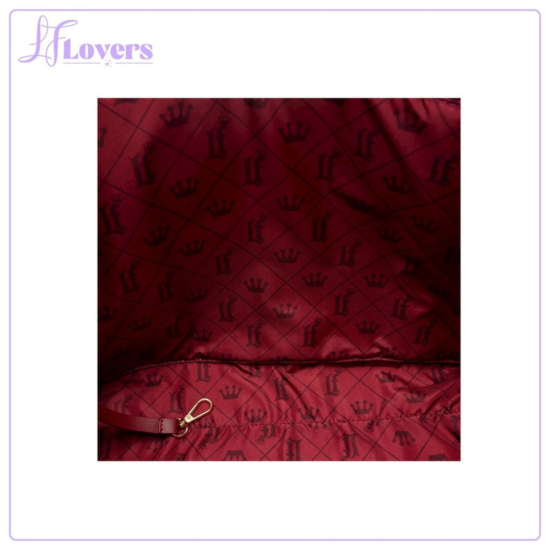 Load image into Gallery viewer, Loungefly The Mo Red Pin Trader Convertible Tote Bag
