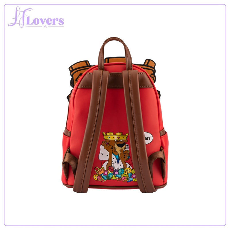 Load image into Gallery viewer, Loungefly Disney Robin Hood Prince John Cosplay Mini Backpack - Preorder
