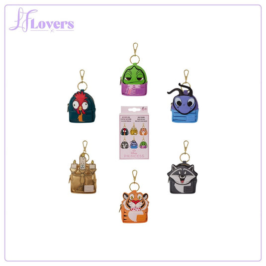 Loungefly Disney Disney Princess Sidekicks Mystery Mini Backpack Keychain Charm
