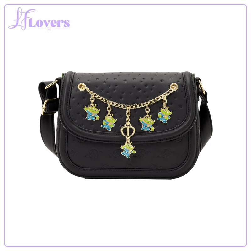 Load image into Gallery viewer, Loungefly Disney Pixar Toy Story 5 Aliens Charm Crossbody - PRE ORDER - LF Lovers
