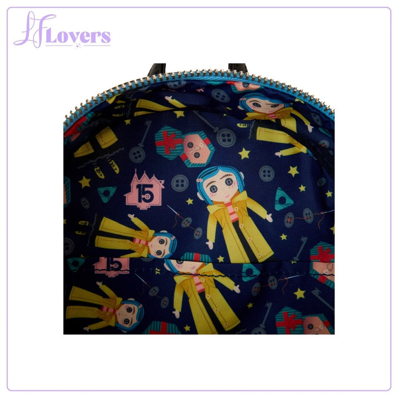 Load image into Gallery viewer, Loungefly Laika Coraline Doll Cosplay Mini Backpack - COMING SOON
