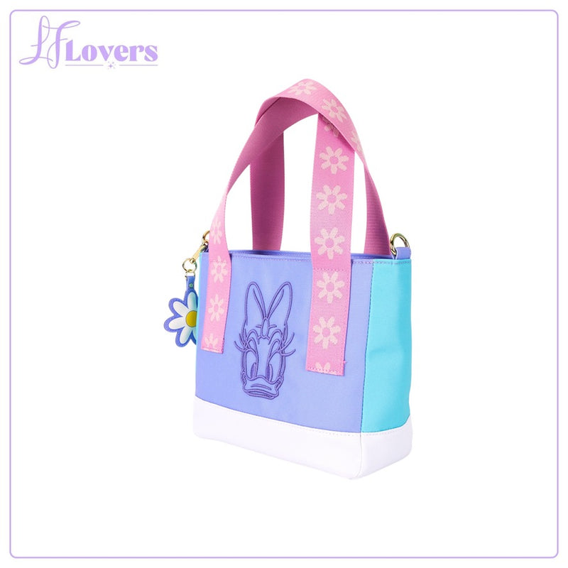 Load image into Gallery viewer, Loungefly Disney Daisy Duck Nylon Mini Tote Bag - PRE ORDER
