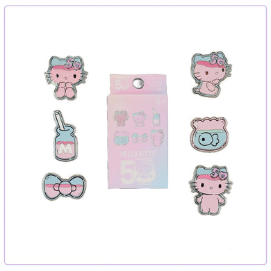 Loungefly Hello Kitty 50th Anniversary Clear and Court Mystery Box Pins - PRE ORDER
