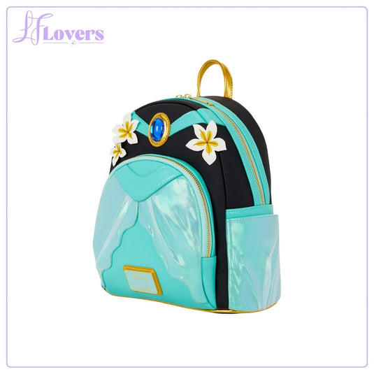 Loungefly Disney Princess Jasmine Cosplay Mini Backpack with Lamp Bag Charm